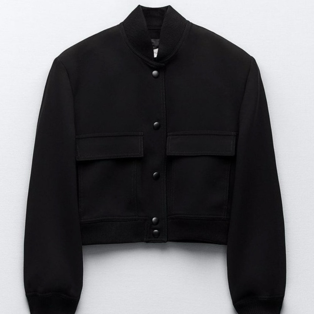 BLOGGER'S FAVE! Zara Maxi Pocket Bomber NWT